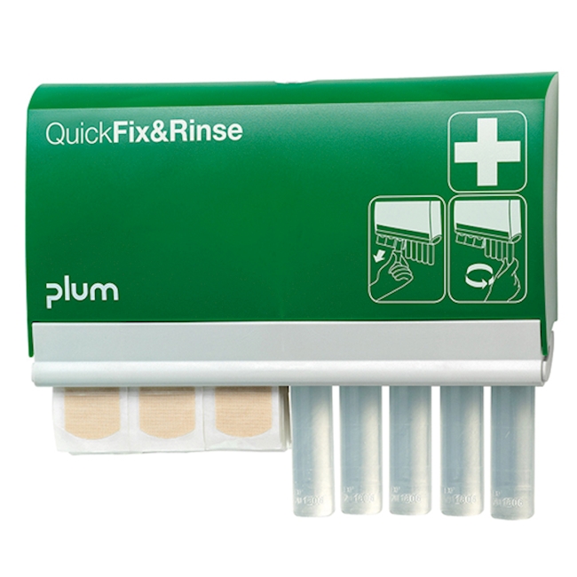 QuickFix&Rinse sparadrap et ampoules rince-oeil